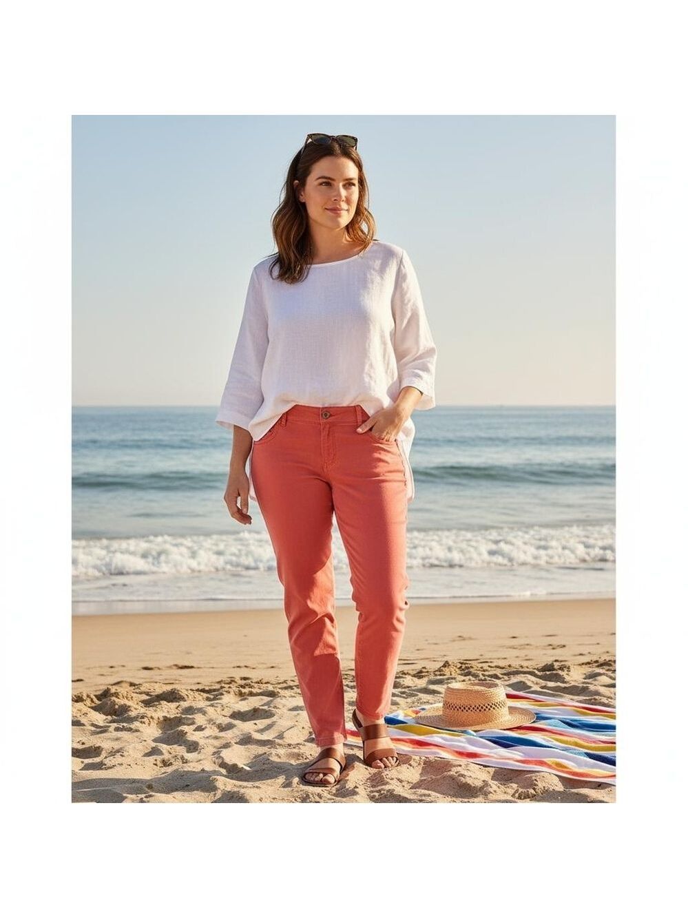 Loft Modern Ankle Skinny Chino Pants Size 8